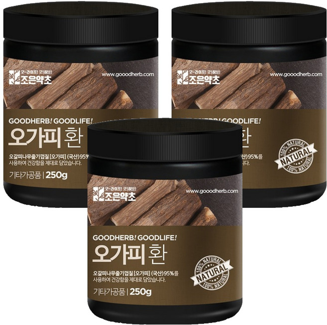 조은약초 프리미엄 오가피환, 250g, 3개