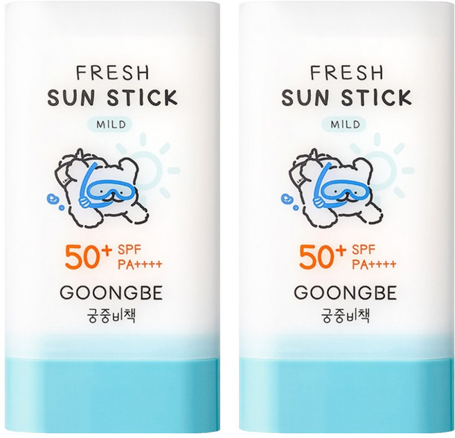 궁중비책 프레시 선스틱 마일드 SPF50+ PA++++, 23g, 2개