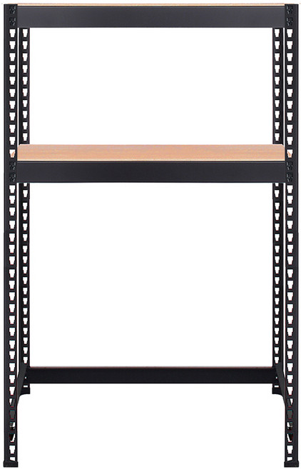 스피드랙 V2 세탁기 선반, 블랙, 2단