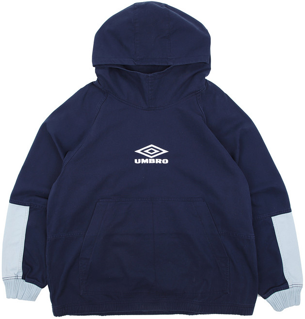 엄브로 남성용 드릴 스웨트 후디 UMJM0515-A28