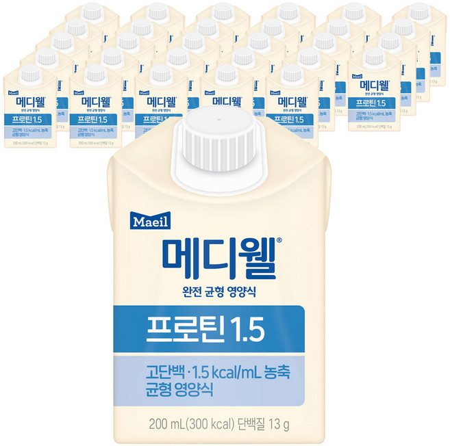 메디웰 프로틴 1.5, 200ml, 30개