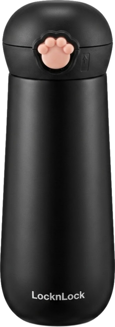 LocknLock 樂扣樂扣 喵喵彈跳保溫杯, 1個