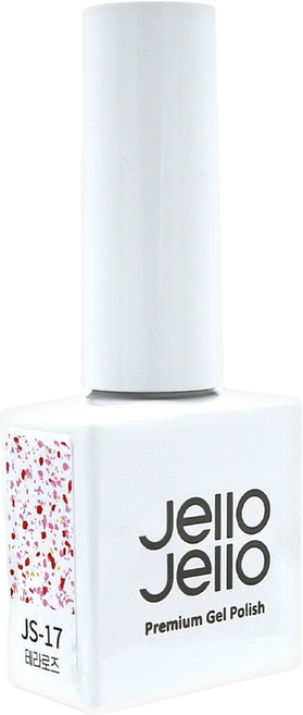 Jello Jello 亮片美甲, JS-17 櫻花, 10ml, 1瓶