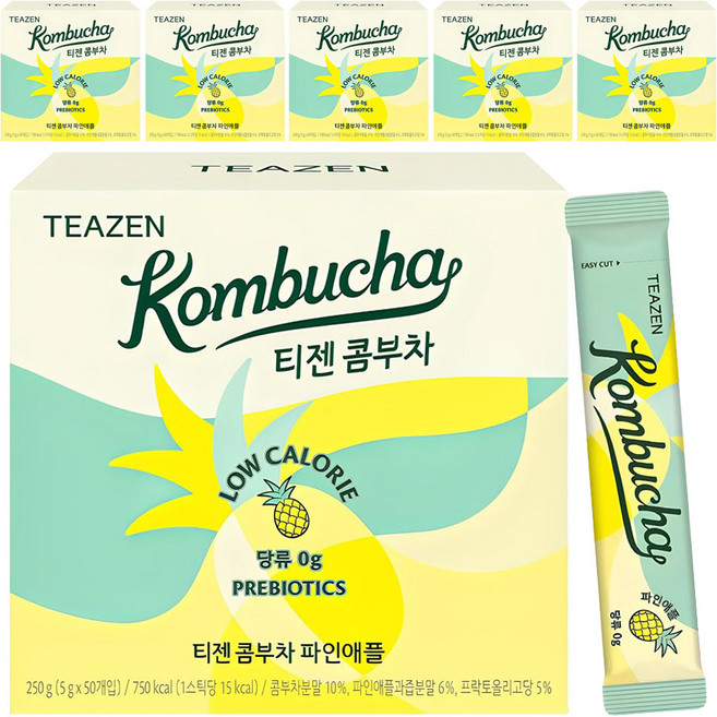티젠 콤부차 파인애플, 5g, 50개입, 6개