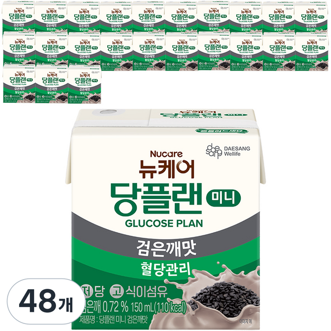 뉴케어당플랜 미니 검은깨맛, 48개, 150ml
