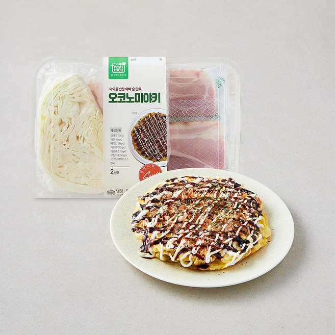 프레시밀 오코노미야끼, 712g, 1개