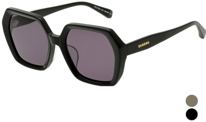 산드로 여성용 뿔테 다각 선글라스 SD6080-1