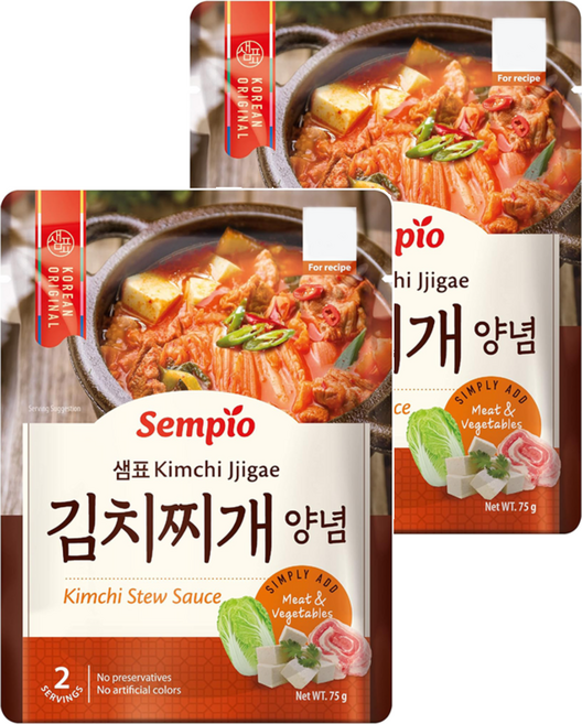 Sempio 膳府 泡菜鍋專用醬汁, 75g, 2包