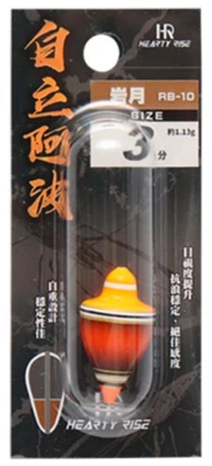 HEARTY RISE 哈帝來斯 岩月 自立阿波 浮標, 橘紅色, 1個