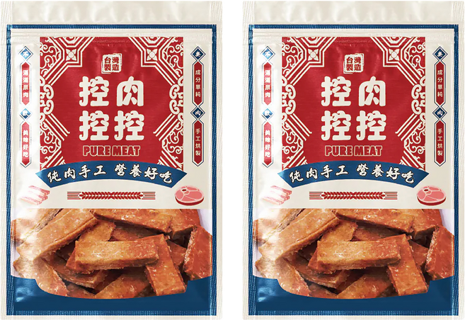 控肉控控 寵物肉乾 牛肉厚片 純手工製作 MIT 美味營養 安全衛生, 80g, 2包