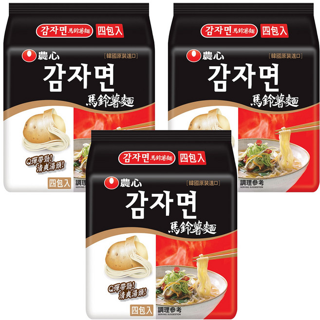 NONGSHIM 農心 馬鈴薯麵 100g, 12包