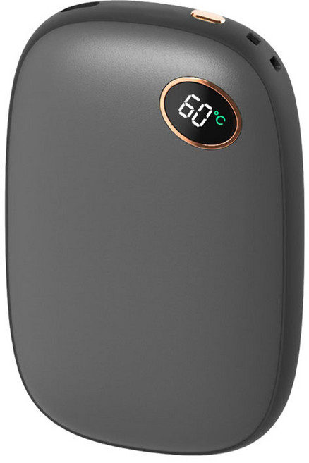 FJ 單雙面六檔調溫暖手寶 13.5 x 10 x 5.5cm, YT-5, 黑色, 220g, 1個