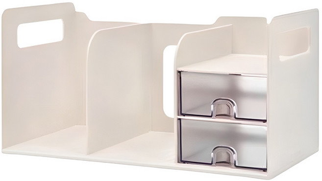 시스맥스 서랍 책꽂이 42300, 화이트