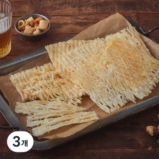 더먹다 맥반석 버터구이 오징어, 3개, 200g