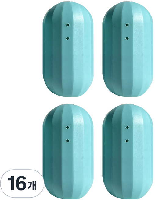 코끼리리빙 자동 변기 세정제 민트, 230g, 16개