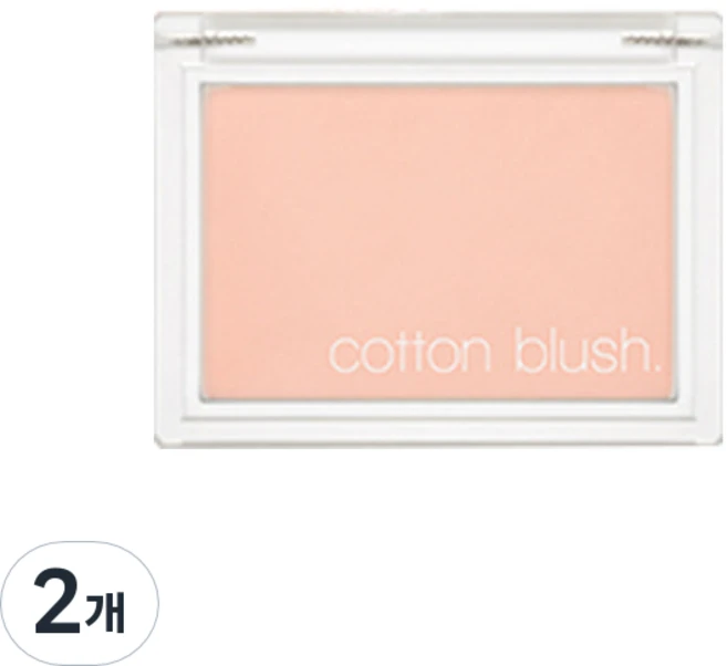 미샤 코튼 블러셔 4g, 발레 슈즈, 2개 - 쿠팡