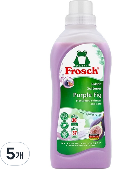 프로쉬 무화과 고농축 섬유유연제 본품, 750ml, 5개