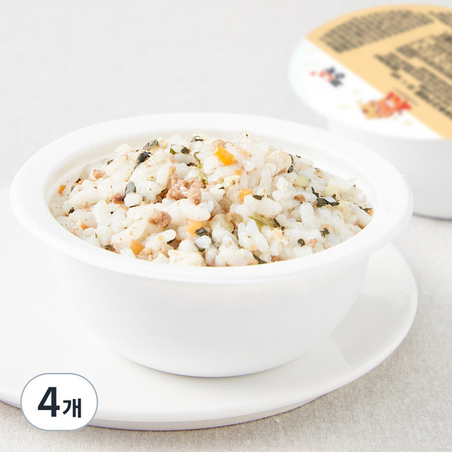 짱죽 이유식 완료기 13개월부터 아기밥, 혼합맛(한우/두부/고구마), 180g, 4개