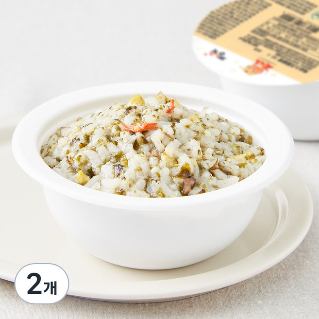짱죽 이유식 완료기 13개월부터 아기밥, 혼합맛(게살/스크램블), 180g, 2개