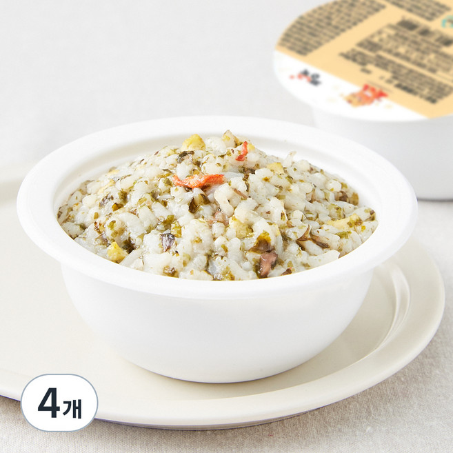 짱죽 이유식 완료기 13개월부터 아기밥, 혼합맛(게살/스크램블), 180g, 4개