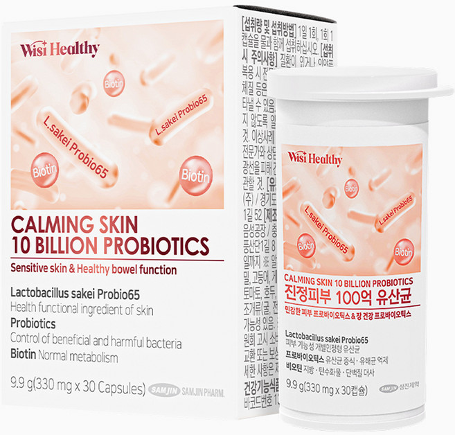 위시헬씨 진정피부 100억 유산균, 30정, 1개