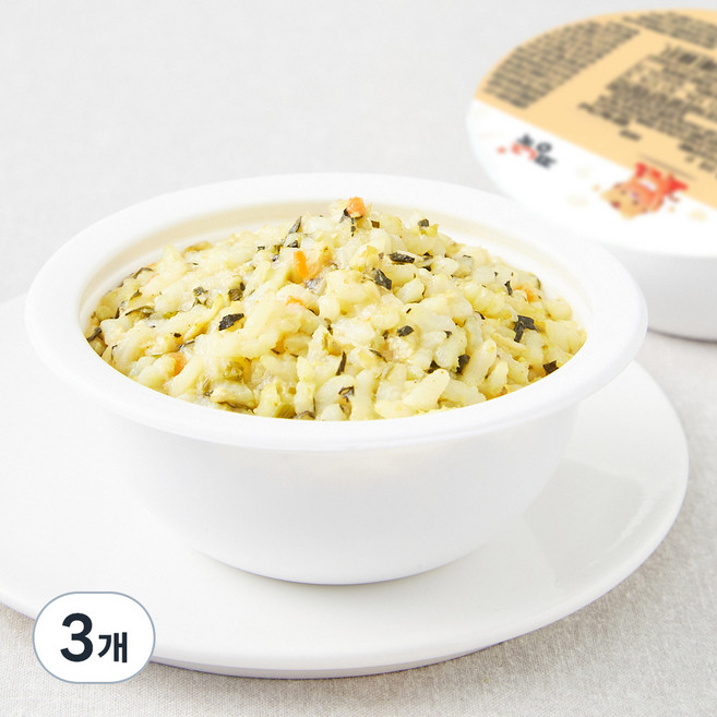 짱죽 완료기 13개월부터 이유식 꼬꼬카레밥, 180g, 3개, 혼합맛(닭가슴살/카레)