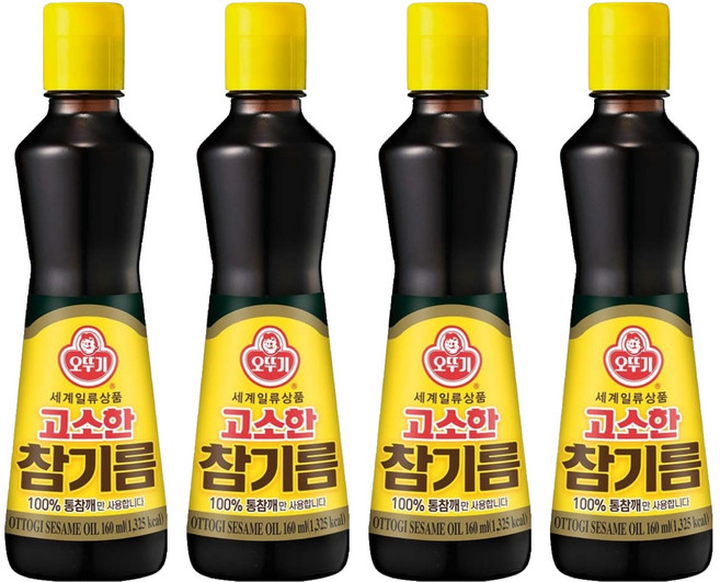 OTOKI 不倒翁 100%純芝麻油, 160ml, 4瓶