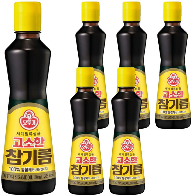 OTOKI 不倒翁 100%純芝麻油, 160ml, 6瓶