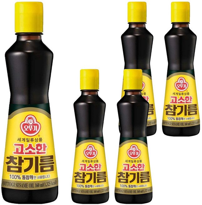 OTOKI 不倒翁 100%純芝麻油, 160ml, 5瓶