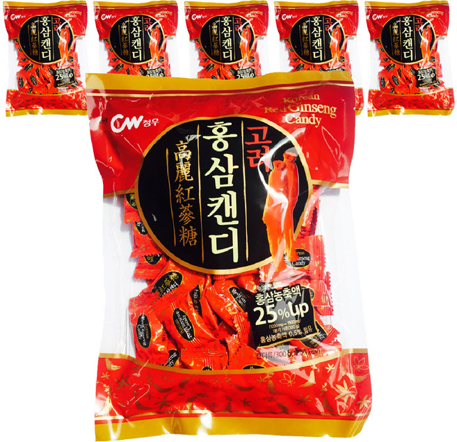 청우식품 고려홍삼캔디, 300g, 6개