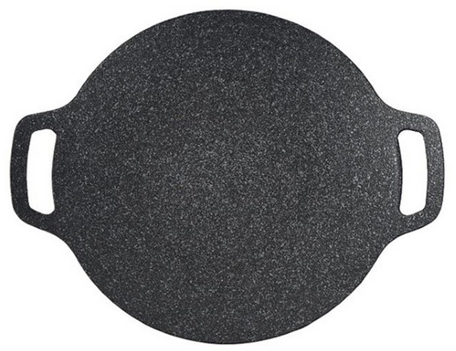 韓式IH重力鑄造萬用不沾烤盤 大, 34cm, 1個