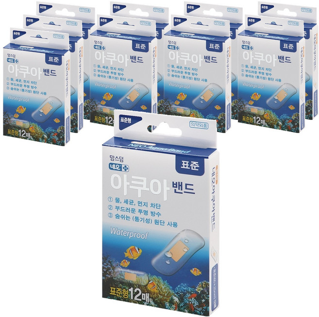 맘스덤 네오 아쿠아밴드, 12개입, 10개