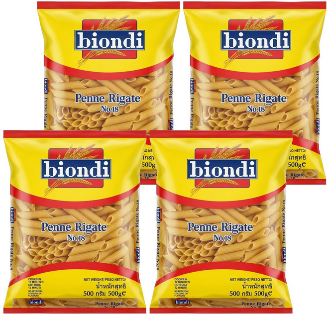 biondi 義大利尖管麵, 500g, 4包