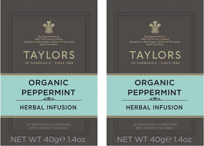 TAYLORS 泰勒茶 舒爽薄荷茶, 2g, 20包, 2盒