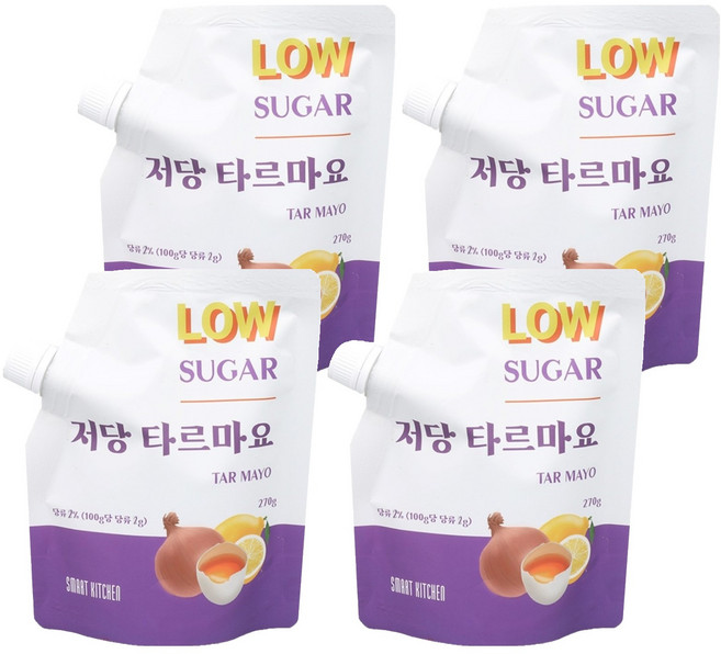 Smart Kitchen 低糖塔塔美乃滋, 270g, 4個