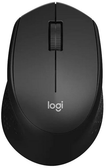 logitech 羅技 靜音無線滑鼠 M331, 黑色