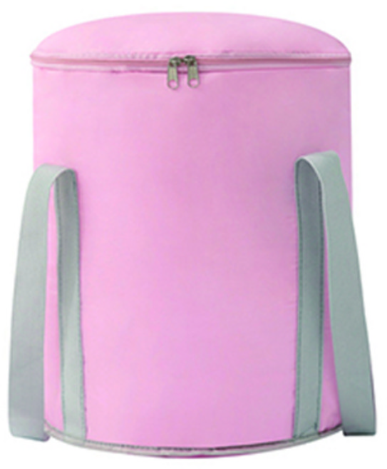 민트 휴대용 접이식 족욕기 여행용 대형, 핑크, 1개