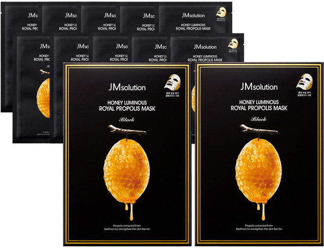 JMsolution 肌司研 蜜光皇家蜂膠面膜, 10入, 2個
