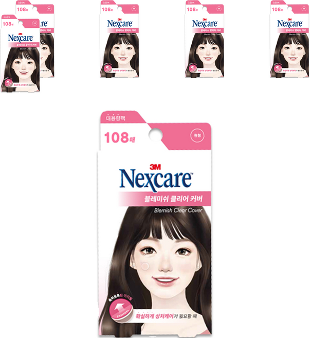3M 넥스케어 블레미쉬 클리어 커버, 108개입, 6개