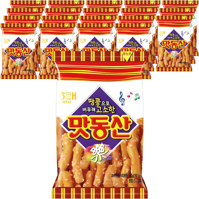 해태제과 맛동산, 38g, 20개