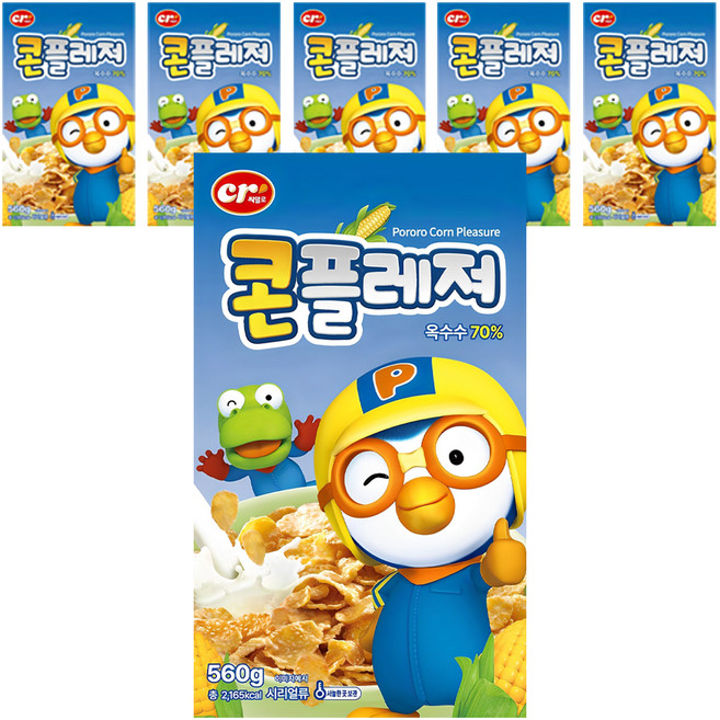 씨알로 뽀로로 콘플레져 시리얼, 560g, 6개