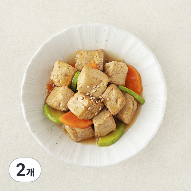 집반찬연구소 한입 두부간장조림, 250g, 2개