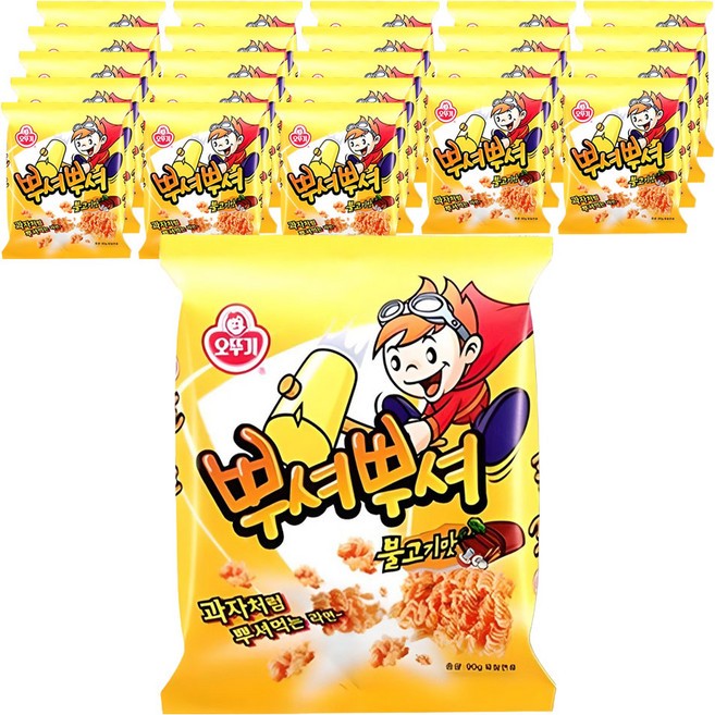 오뚜기 뿌셔뿌셔 불고기맛, 90g, 24개
