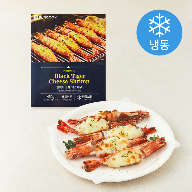 블랙타이거 치즈새우 (냉동), 450g, 1개