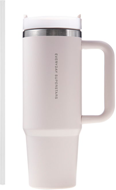 코멧 투고 텀블러 900ml + 빨대 세트, 로즈 블룸, 1세트