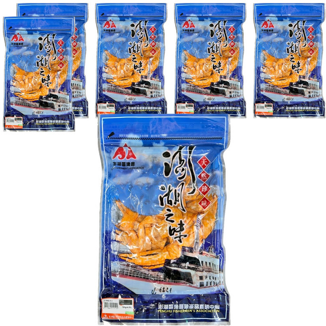 澎湖區漁會 澎湖之味 原味岩燒魷魚風味片, 6包, 120g