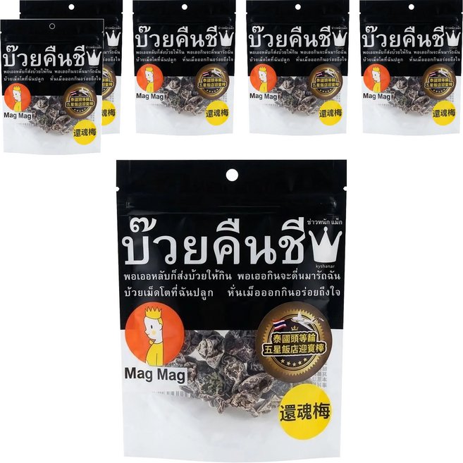 Mag Mag 泰國還魂梅, 40g, 6包