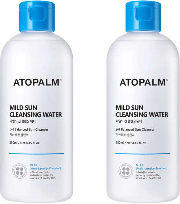 아토팜 마일드 선 유아페이셜 클렌징 워터, 250ml, 2개