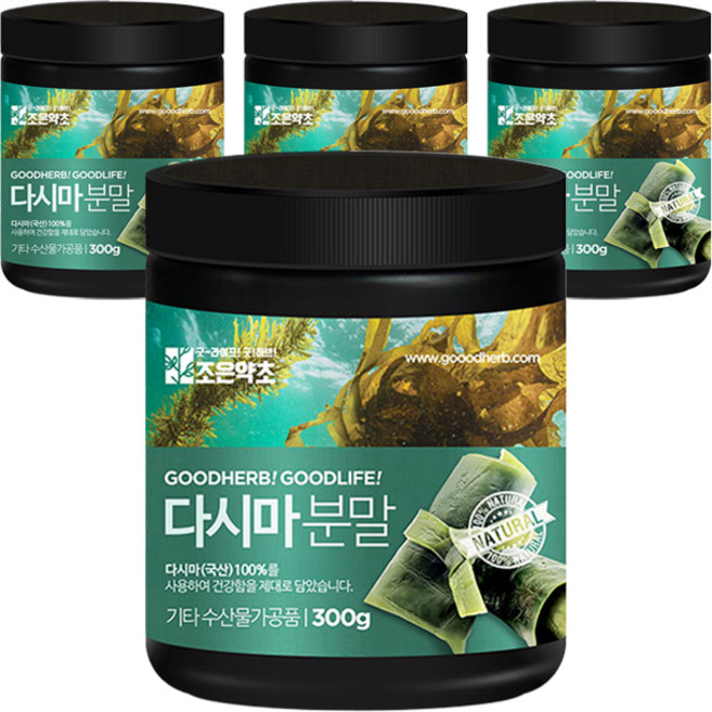 조은약초 다시마가루, 300g, 4개