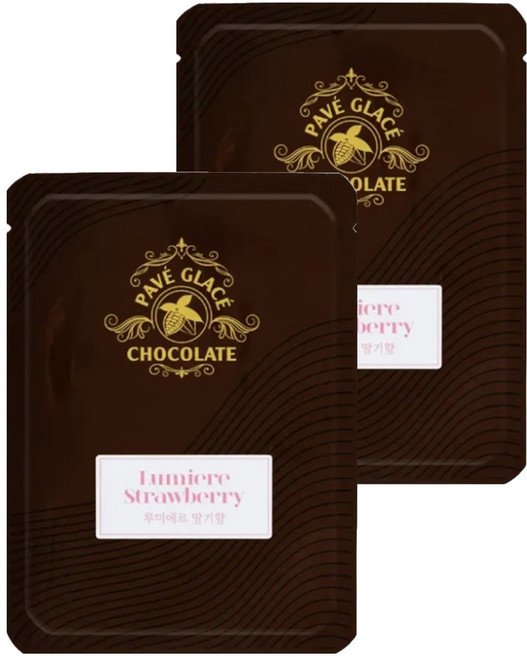 파베글라스 루미에르 컴파운드 코인 코팅 딸기초콜릿, 1kg, 2개